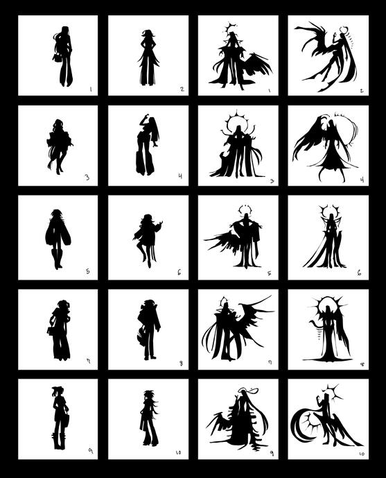 silhouettes silhouettes